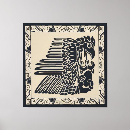 Inca Eagle Canvas Afdruk (Voorkant)