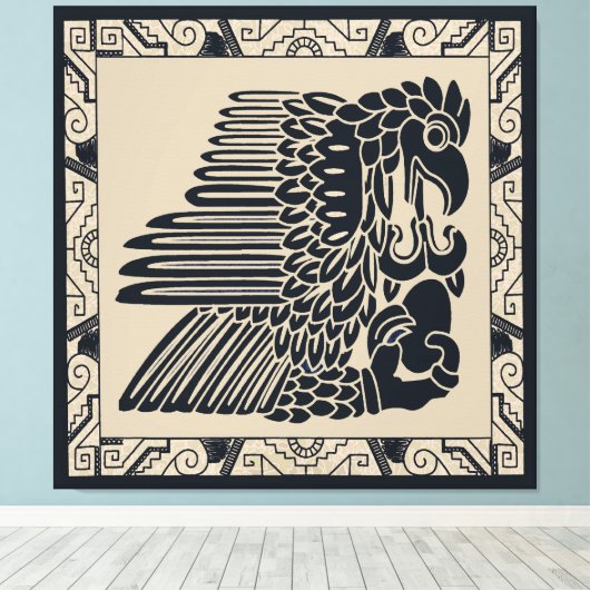 Inca Eagle Canvas Afdruk (Insitu (Houten vloer))