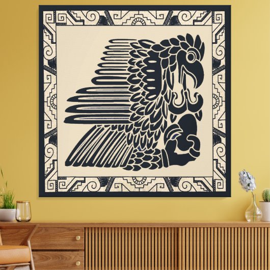 Inca Eagle Canvas Afdruk (Insitu (Woonkamer))