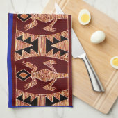 Inca Geckos Theedoek (Quarter Fold)