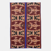 Inca Geckos Theedoek (Verticaal)
