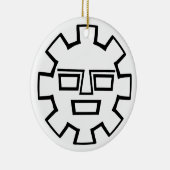 Inca God Keramisch Ornament (Rechts)