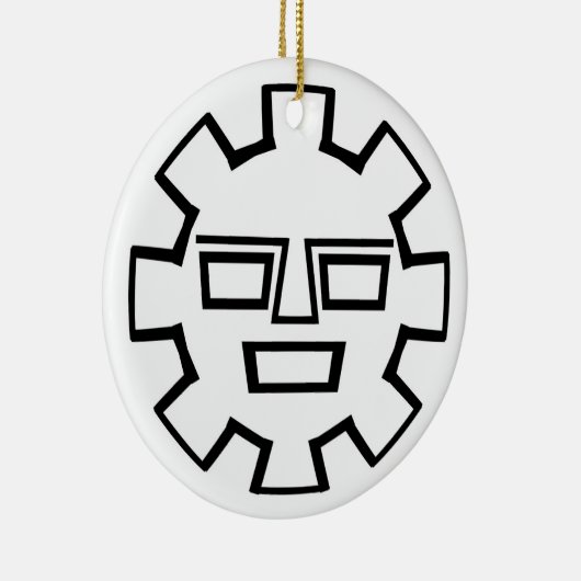 Inca God Keramisch Ornament (Rechts)