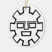 Inca God Keramisch Ornament (Links)