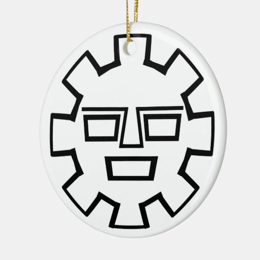 Inca God Keramisch Ornament (Links)