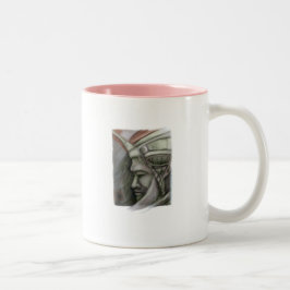 Inca gótico tweekleurige koffiemok