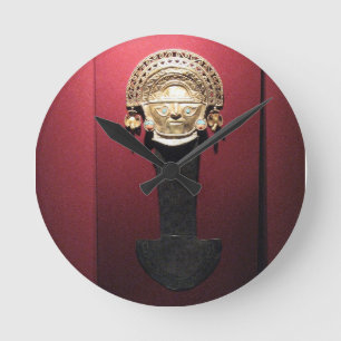 Inca goudceremoniaal mes (Tumi), Lima, Peru Ronde Klok