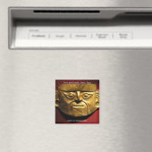 Inca gouden masker, Lima, Peru Magneet (Insitu (Vaatwasser))