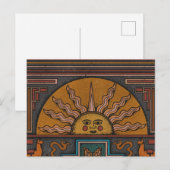 Inca-kunst Aankondigingskaart (Voorkant / Achterkant)