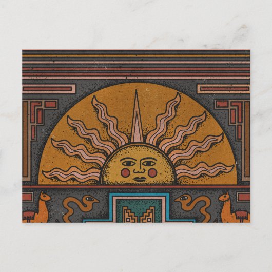 Inca-kunst Aankondigingskaart (Voorkant)