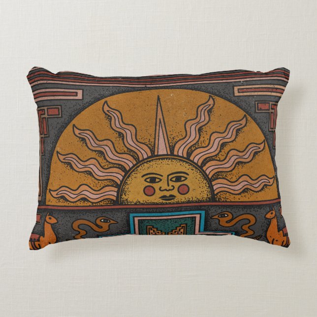 Inca-kunst Accent Kussen (Voorkant)