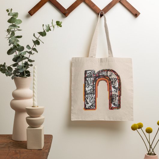 Inca Letter N Tote Bag
