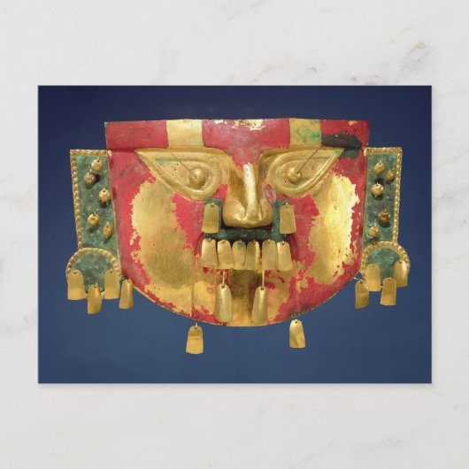 Inca-masker Briefkaart (Voorkant)