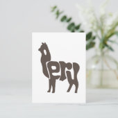 Inca Peru Peruaanse Alpaca Machu Picchu - Cadeau I Briefkaart (Staand voorkant)