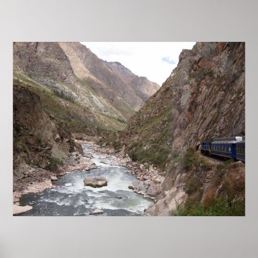 Inca rail trein naar Machu Picchu poster (Voorkant)