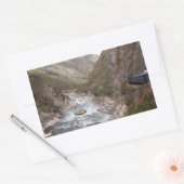 Inca rail trein naar Machu Picchu sticker (Envelop)