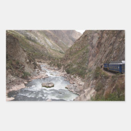Inca rail trein naar Machu Picchu sticker