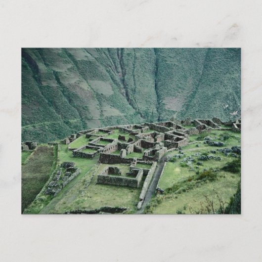 Inca ruins, Pisac, Peru Briefkaart (Voorkant)