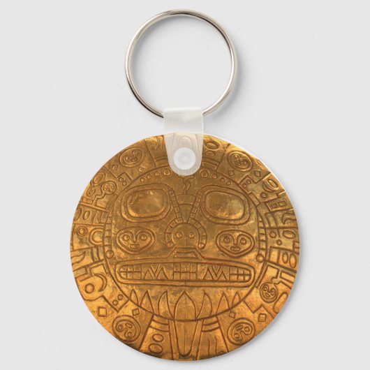 Inca schild sleutelhanger (Voorkant)