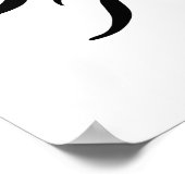 Inca Sun Black/White Poster (Hoek)