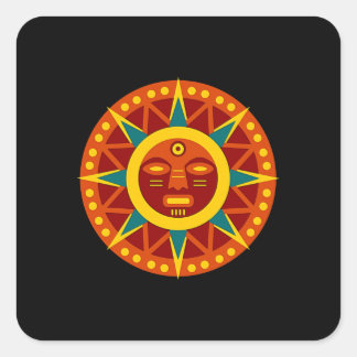 Inca Sun Vierkante Sticker