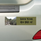 INCA TRAIL GA HET Bumpersticker DOEN (Op auto)