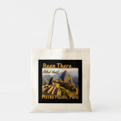 Inca Trail Hike Machu Picchu - Peru Raglan Basebal Tote Bag (Achterkant)