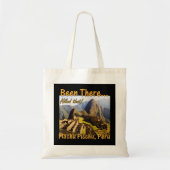 Inca Trail Hike Machu Picchu - Peru Raglan Basebal Tote Bag (Voorkant)
