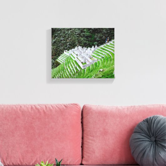 Inca Trail Machu Picchu Peru - Reisfotografie Canvas Afdruk (Insitu (Woonkamer))