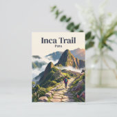 Inca Trail Peru Briefkaart (Staand voorkant)