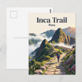 Inca Trail Peru Briefkaart (Voorkant / Achterkant)