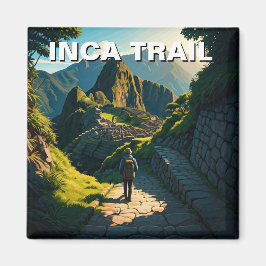 Inca Trail Peru Machu Picchu Wandeling Magneet