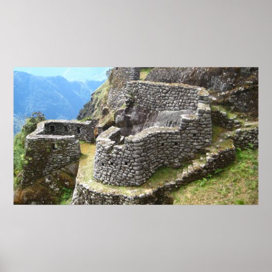 Inca trail Ruins Poster (Voorkant)