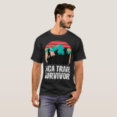 Inca Trail Survivor Peruaanse bergen T-shirt (Voorkant volledig)