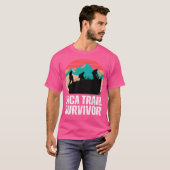 Inca Trail Survivor Peruaanse bergen T-shirt (Voorkant volledig)