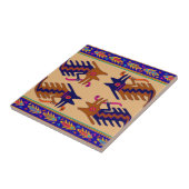 Inca Tribal Serpent Tegeltje (Zijkant)