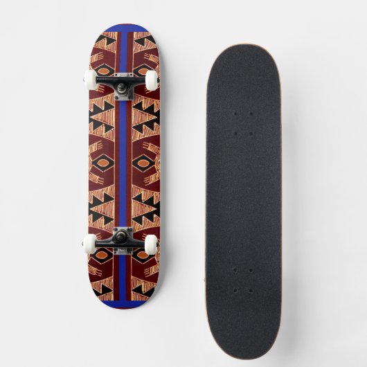 Inca Tribal Skateboard (Voorkant)