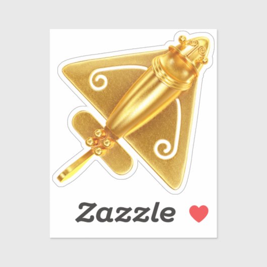 Inca-vliegtuig Sticker (Vel)