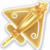 Inca-vliegtuig Sticker (Voorkant)