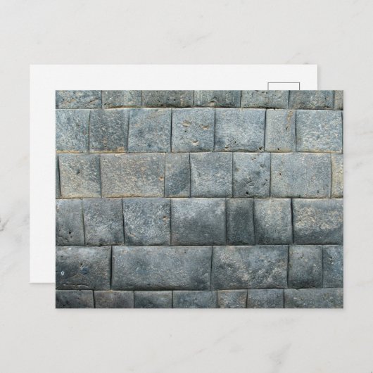 Inca-wand Briefkaart (Voorkant / Achterkant)