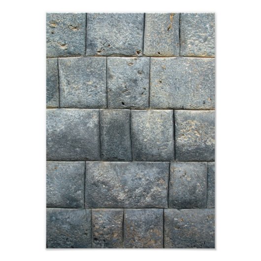 Inca-wand Foto Afdruk (Voorkant)