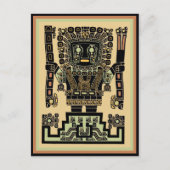 Inca Warrior God Briefkaart (Voorkant)