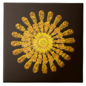 Incan sun god tegeltje (Voorkant)