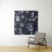 Incancultuur: naadloos grafisch patroon wandkleed (In situ)