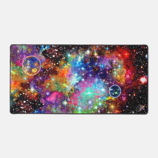 Incandescence Crowded Cosmos Desk Mat (Voorkant)