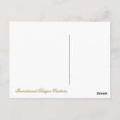 Incandescent Dragon Cregon briefkaart - Gold (Achterkant)