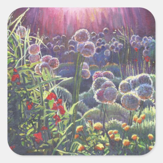 Incandescentie 2013 vierkante sticker (Voorkant)