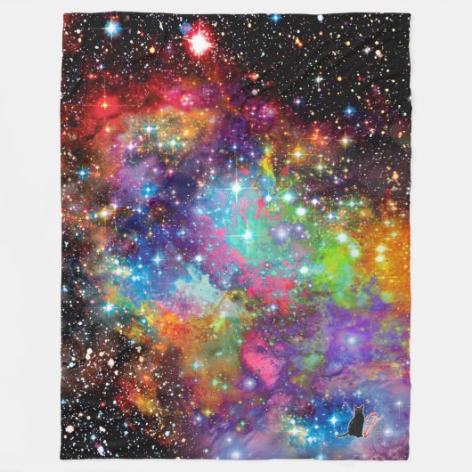 Incandescentie Star Field Fleece Blanket Deken (Voorkant)