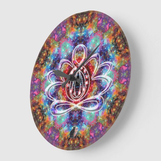 Incandescentie Zen Lotus Clock Grote Klok (Hoek)