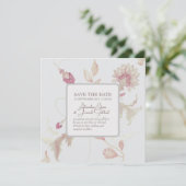 Incantatie Platte Save The Date Kaart (Staand voorkant)